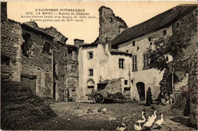 CPA AK L'Auvergne Picturesque LE BROC Ruins du Chateau (409542)