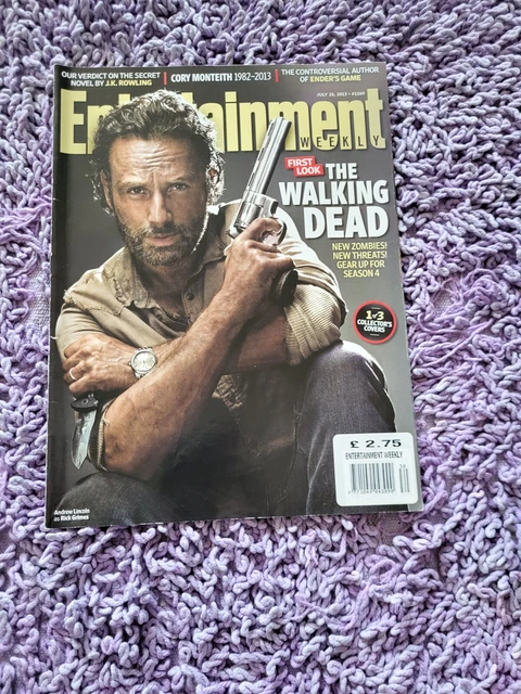 Entertainment Weekly Magazine 26/7/2013 : Cory Monteith. Andrew Lincoln