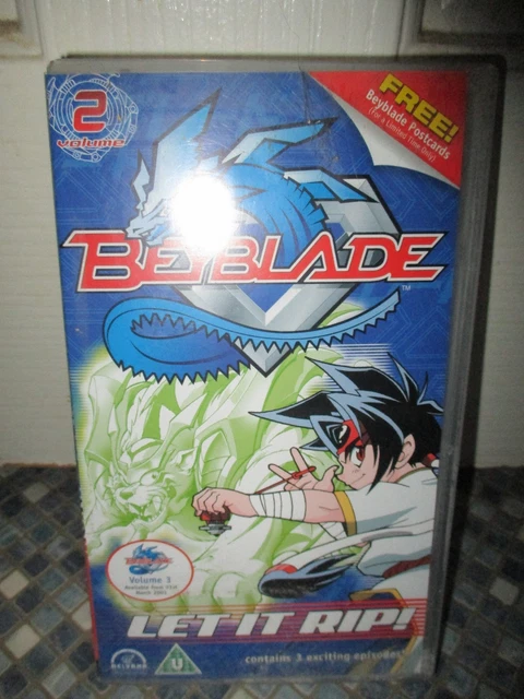 BEYBLADE LET IT Rip Volume 2 Vhs Video Tape Nelvana Excellent Condition ...