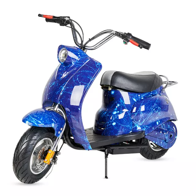 Mini moto electrica Vespa 500w bateria 36v-12a infantil niños niñas en 2 colores