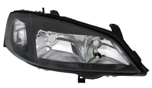 Scheinwerfer Vorne Rechts für Opel Astra G Alles Glas Transparent Schwarz