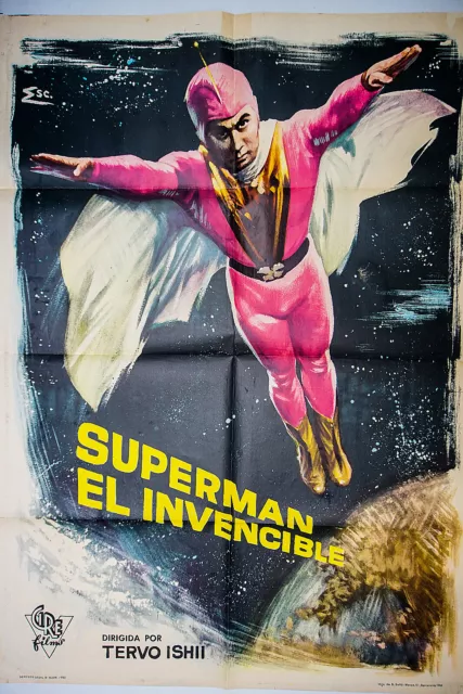 SUPERMAN EL INVENCIBLE  --  Poster Cartel de Cine