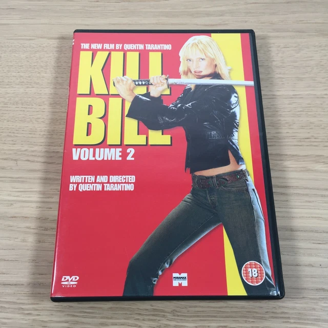 KILL BILL VOLUME 2 (DVD) Quentin Tarantino Uma Thurman Daryl Hannah EUR