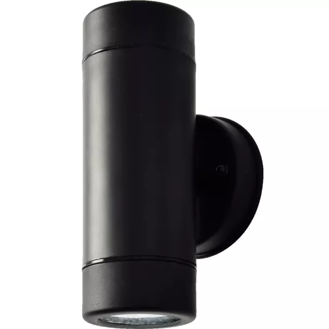 Outdoor Double Spotlight 2x7W Weatherproof IP44 GU10 Garden Yard LED Lamp Light