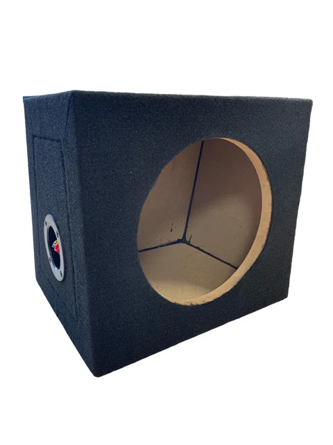Custodia subwoofer subwoofer vuota sigillata 8" 8 L MDF scatola bassi boom nera tappezzata
