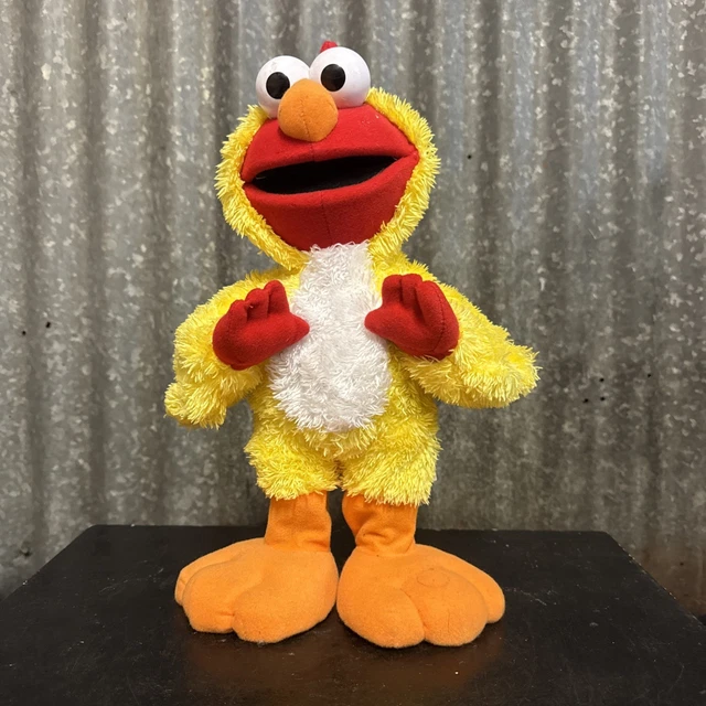 SESAME STREET CHICKEN Dance Elmo Toy 2010 Fisher Price Mattel Sings ...