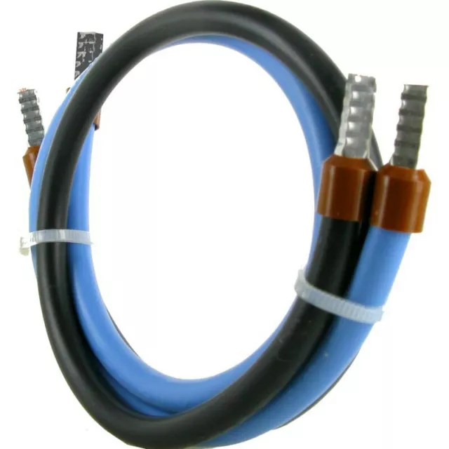 Cable / Fils De Branchement 10 Mm² + Embouts Longueur 80 Cm