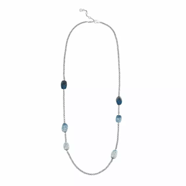 NIB $599 Atelier Swarovski Moselle Long Necklace Strandage Aqua 5455642