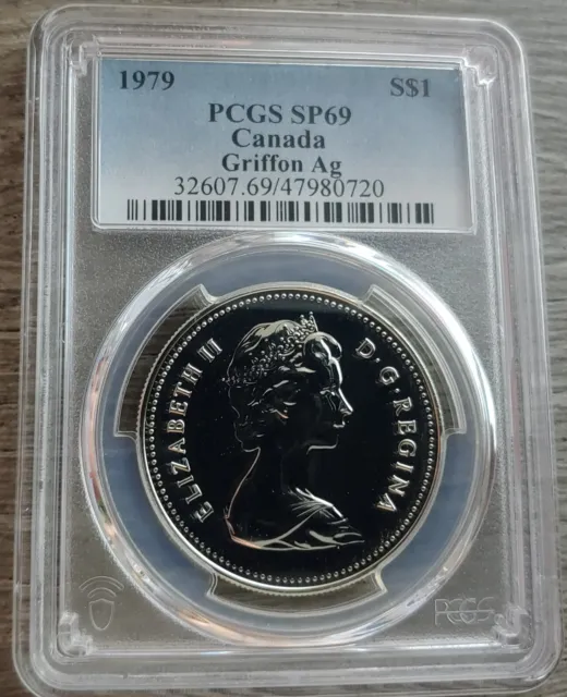 1979 $$1 Pcgs Sp69 Satin Silver Proof ( Pop 40-0 ) "Silver Dollar" None Higher!