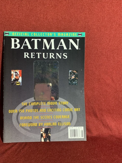 BATMAN RETURNS OFFICIAL Collector's Magazine-Complete Story Movie 1992 ...