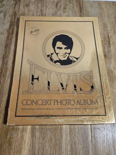 Boxcar Enterprises ELVIS Presley Concert Photo Album 1977