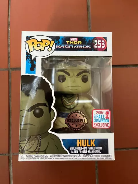 Funko POP! Marvel Thor Ragnarok Hulk #253 NYCC Exclusive - New