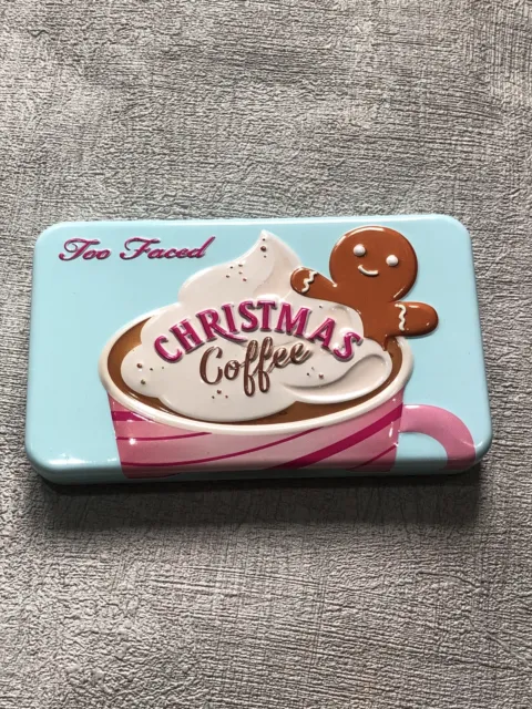 Too Faced Christmas Coffee Eyeshadow 8 Shade Palette New Discontinued