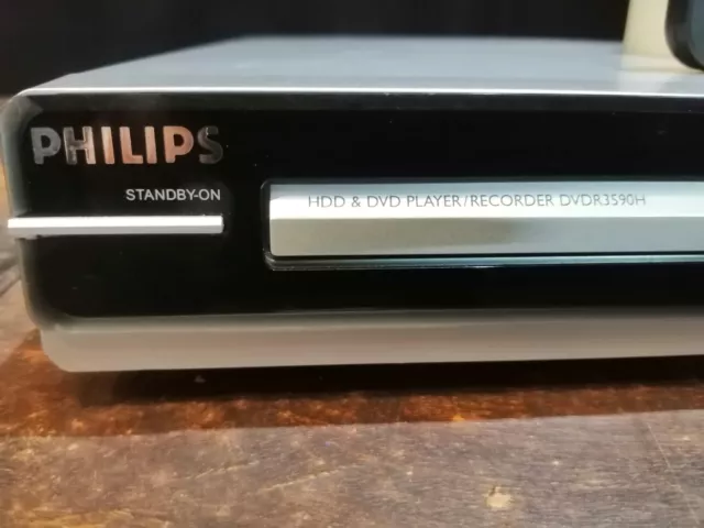Philips Hdd 160Gb+Dvd Recorder/Player Dvdr3590H Usb Cd Scart Rca 3