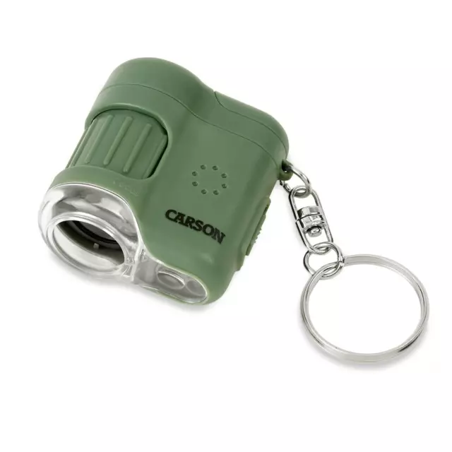 Carson MicroMini 20x Pocket Microscope with LED Flashlight