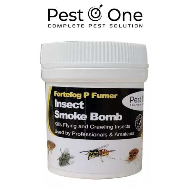 Cluster Fly Killer Super Fumer Smoke Insect Bomb (11g) by Pest O One Fortfog P