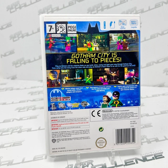 LEGO Batman: The Videogame Wii Warner Bros Nintendo PAL/UK in scatola con manuale 2