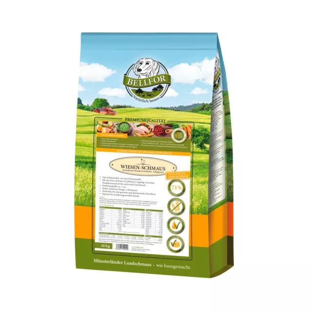 (5,00 EUR pro kg) Hundefutter Huhn - getreidefrei kaltgepresst (10 kg)