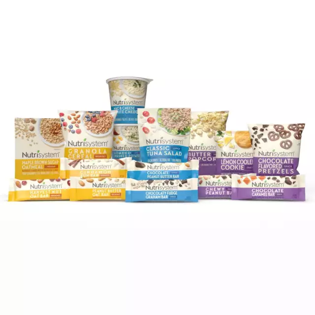 Nutrisystem 5-Day Weight Loss Variety Pack Best Value Breakfast Lunches 15 Count