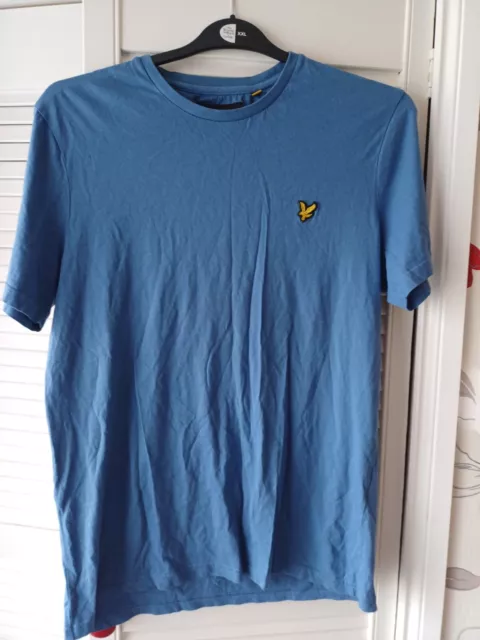 Mens Light Blue Lyle & Scott T-Shirt  -  Size; L