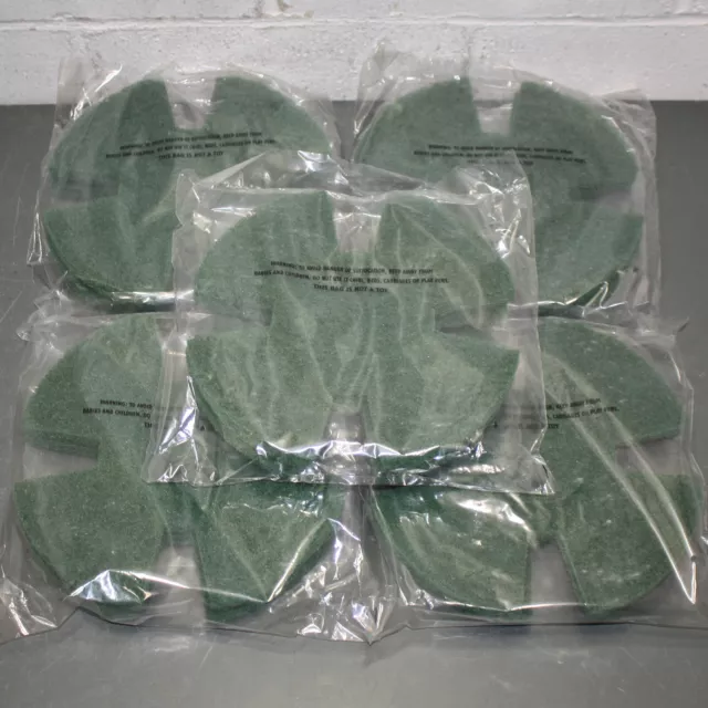 (10) I-Mop 12" Cleaning Pads 1237719, Green, for 24" Floor Scrubbing Machine