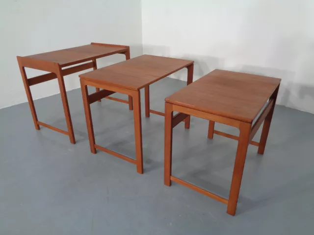 Danish Teak Nidificazione Tables 1960s