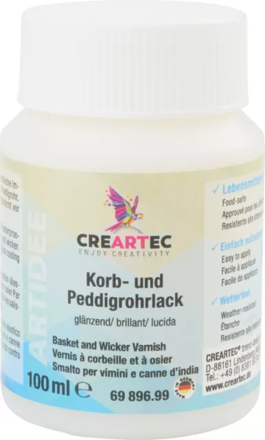 Korb- und Peddigrohrlack, 100ml