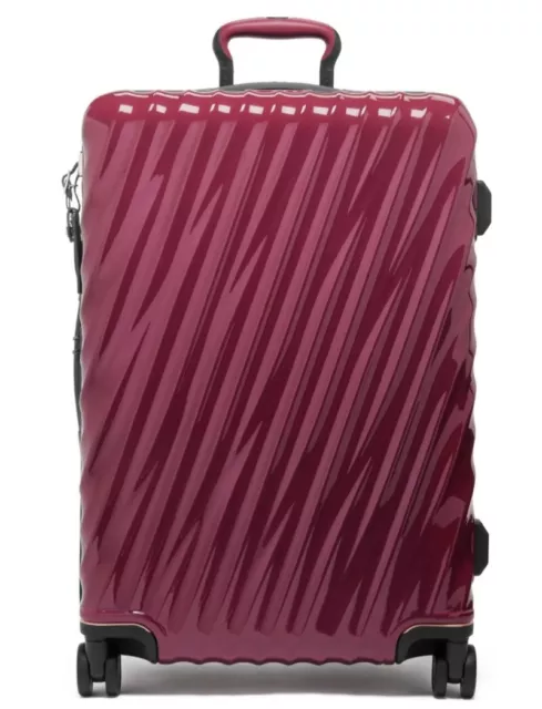 NWT TUMI Short Trip Expandable 4 Wheeled Packing Case Luggage 26" in Berry $825.