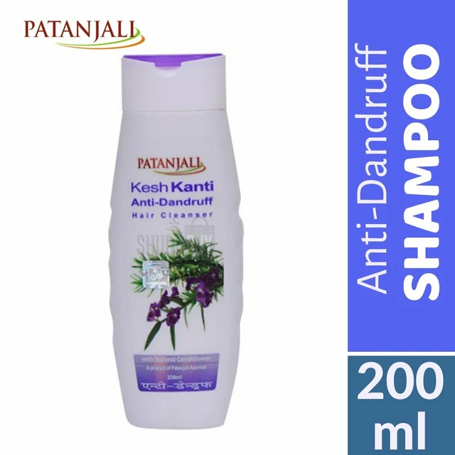 PATANJALI KESH KANTI AntiDandruff Hair Cleanser Shampoo, 200ml (Pack