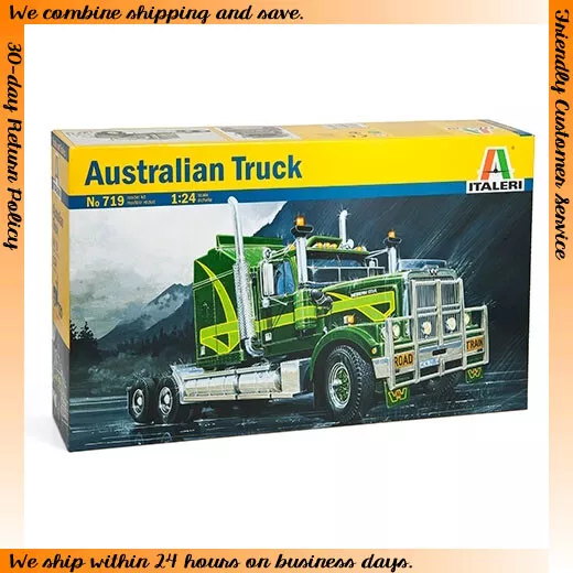 Italeri Model kit #0719 1/24 Australian Truck Western Star with Decals from 1990