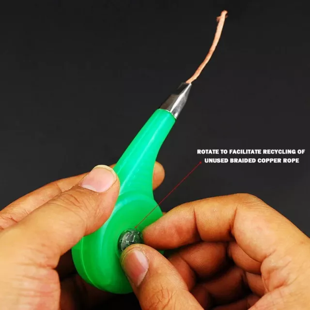 1Pcs Desoldering Wick Braid Solder Wick Remover Sucker with Thumb Wh'm' 2