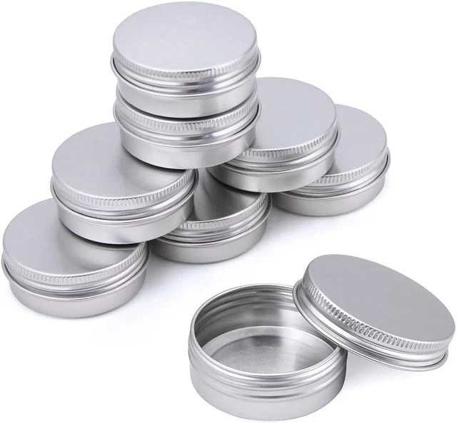 50 Confezione Di Porta Lumini In Alluminio - Contenitori Metallici Vuoti Per Candele Fai Da Te, Diametro 3,6 Cm - copertina