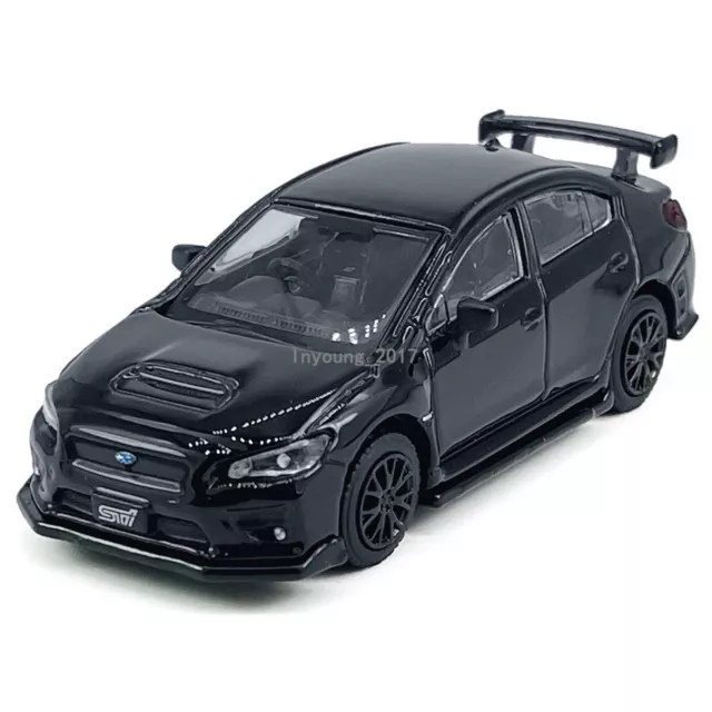 1:64 Subaru WRX STI S207 2016 Model Car Diecast Toy Cars Boys Toys Gifts Black