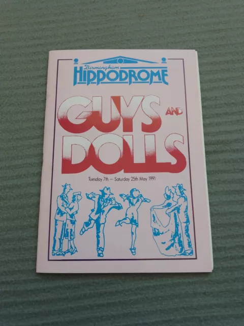 BARBARA WINDSOR - Guys and Dolls programme. Hippodrome, Birmingham May 1991