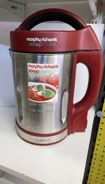 Morphy Richards Soup & Smoothie Maker 1.6L Red 501015