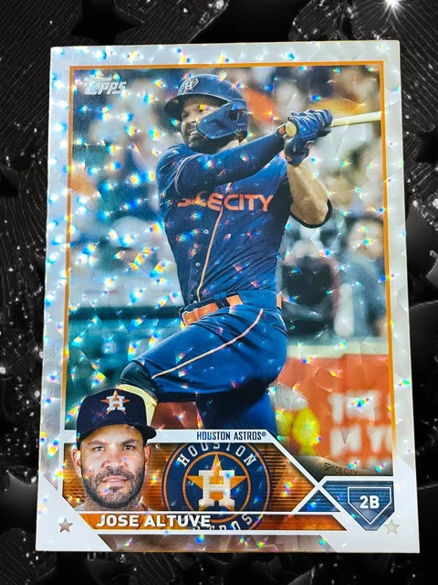 JOSE ALTUVE 2023 Topps Series 1 Silver Patterned Foilboard Super Box #222