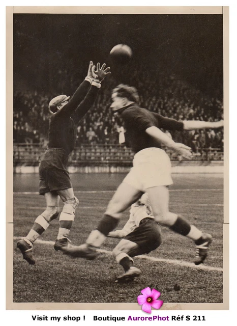 Photo Rugby 1937 - France Italie Au Parc Des Princes - Tirage Argentique