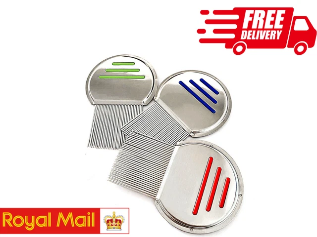 Nitty Gritty Lice Nit Comb Head Lice Treatment Stainless Steel Teeth& Metal Comb