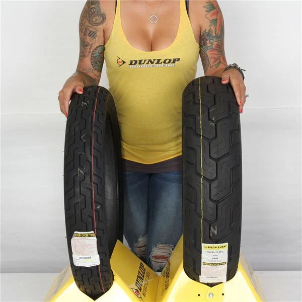 100/90 19, 170/80 15 Dunlop D404 Tire Kit