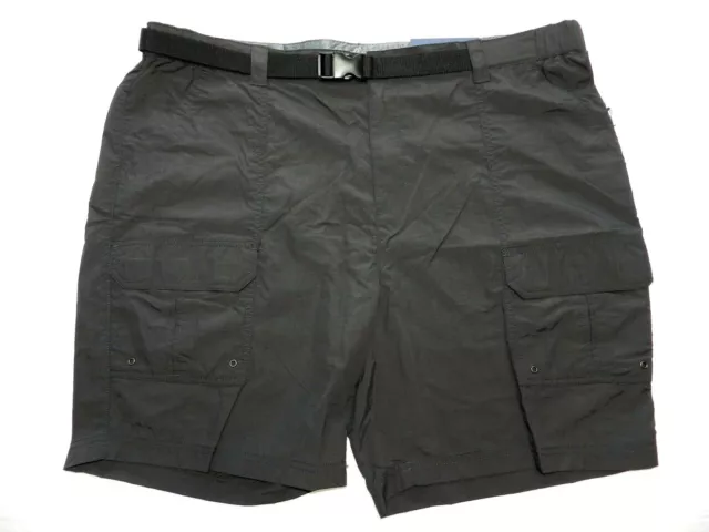 Men's shorts CROFT & BARROW size 46W gray casual nylon NEW (ab47)