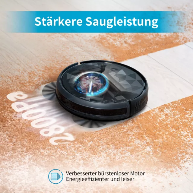 2800Pa AIRROBO P20 Saugroboter Roboter Staubsauger 120Min App-Steuerung 3