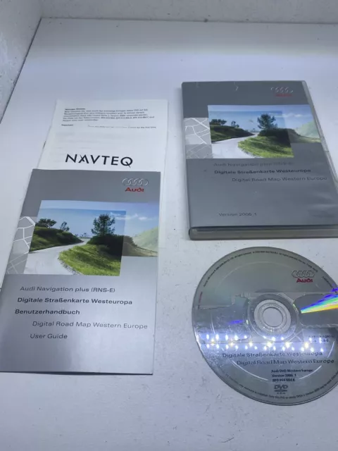 DVD Audi Navigation plus (RNS-E) 2006 - Europe - officiel - bon état