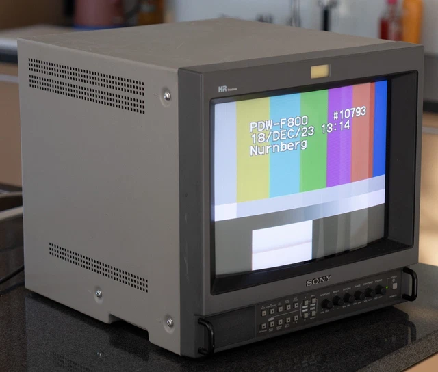 SONY PVM-1454QM - 14“ Zoll HR-Trinitron CRT Monitor PAL, ideal für ...