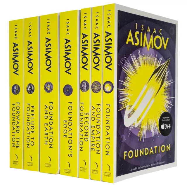 The Foundation Serie von Isaac Asimov 7 Bücher Sammlung Set-Fiktion-Taschenbuch