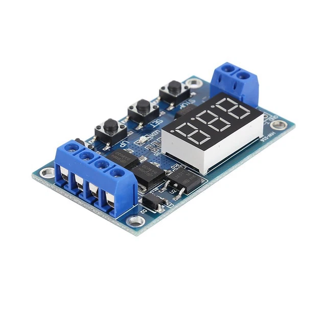 HW-516 Dual MOS Relay Module DC 12V 24V Trigger Cycle Timer Switch Module