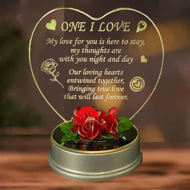 I LOVE YOU Birthday Christmas Valentines Day Present For Husband Wife Gift GF BF