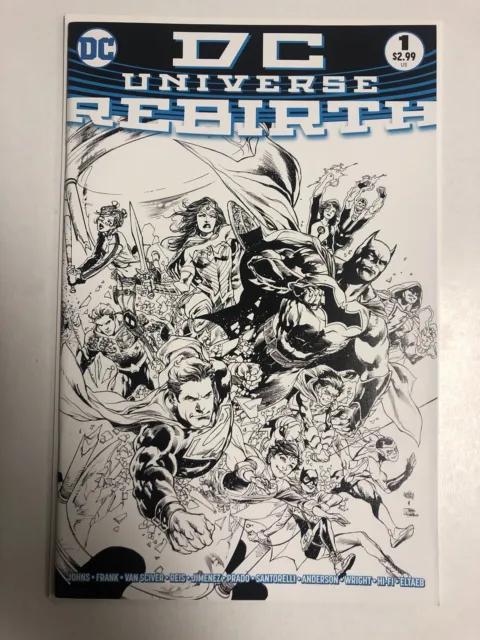 DC Universe: Rebirth (2016) #1 (NM) Ivan Reis Sketch Variant (1:100)