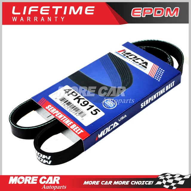 EPDM SERPENTINE BELT 4PK915 for Ford Explorer Toyota Yaris Mercedes