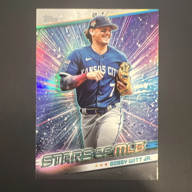 2025 Topps Series 1 Base Card #100 – Bobby Witt Jr. (Kansas City Royals) NM - View #3
