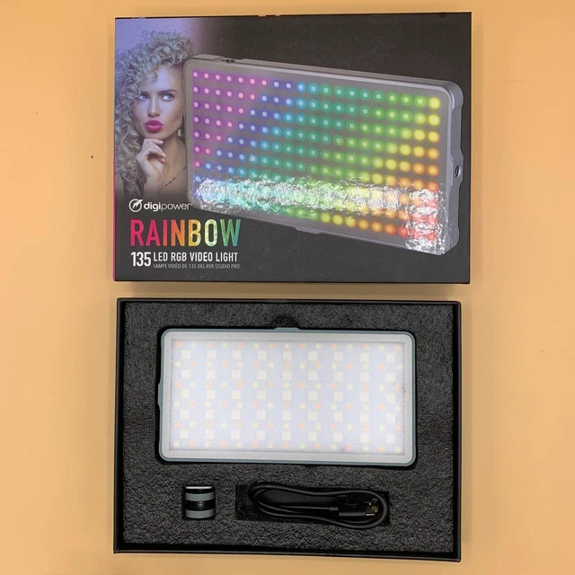Digipower Rainbow Multi-Mode RGB 135 LED Light Bar Silver